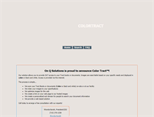 Tablet Screenshot of colortract.com